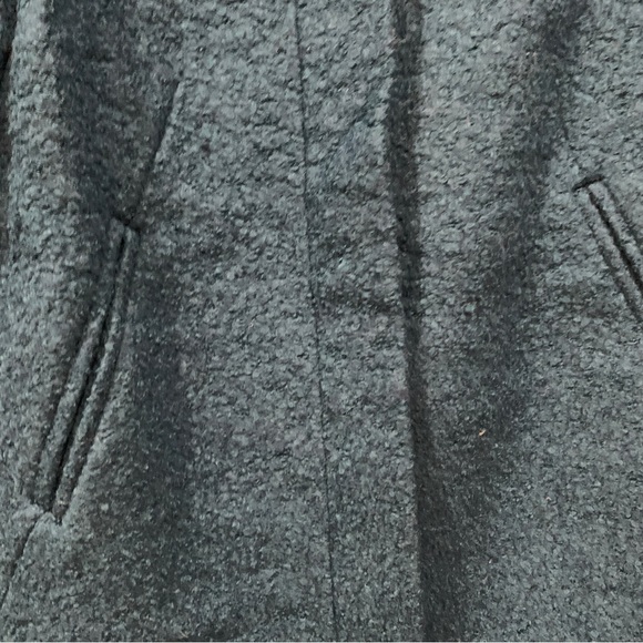 NWOT | LOFT Turquoise Teal Blue Boucle Wool Coat - Picture 3 of 8